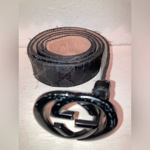 Gucci Belt GG Supreme Black